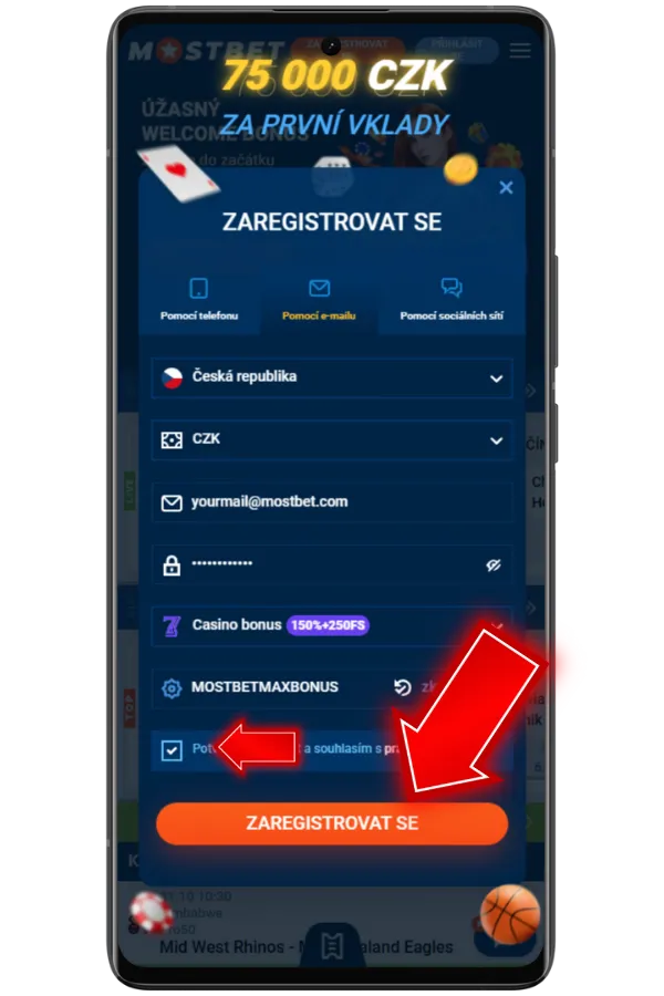Dokončení profilu