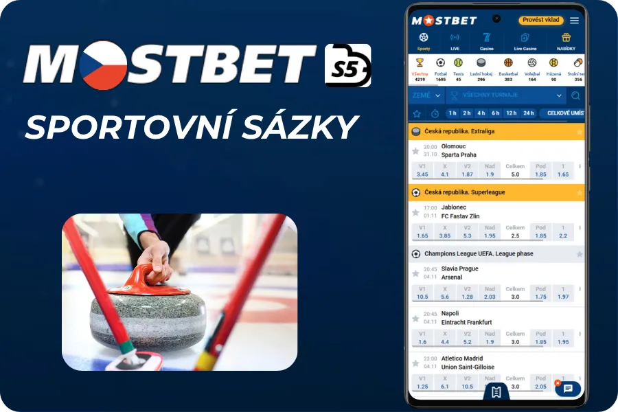 Sportovní sázky Mostbet